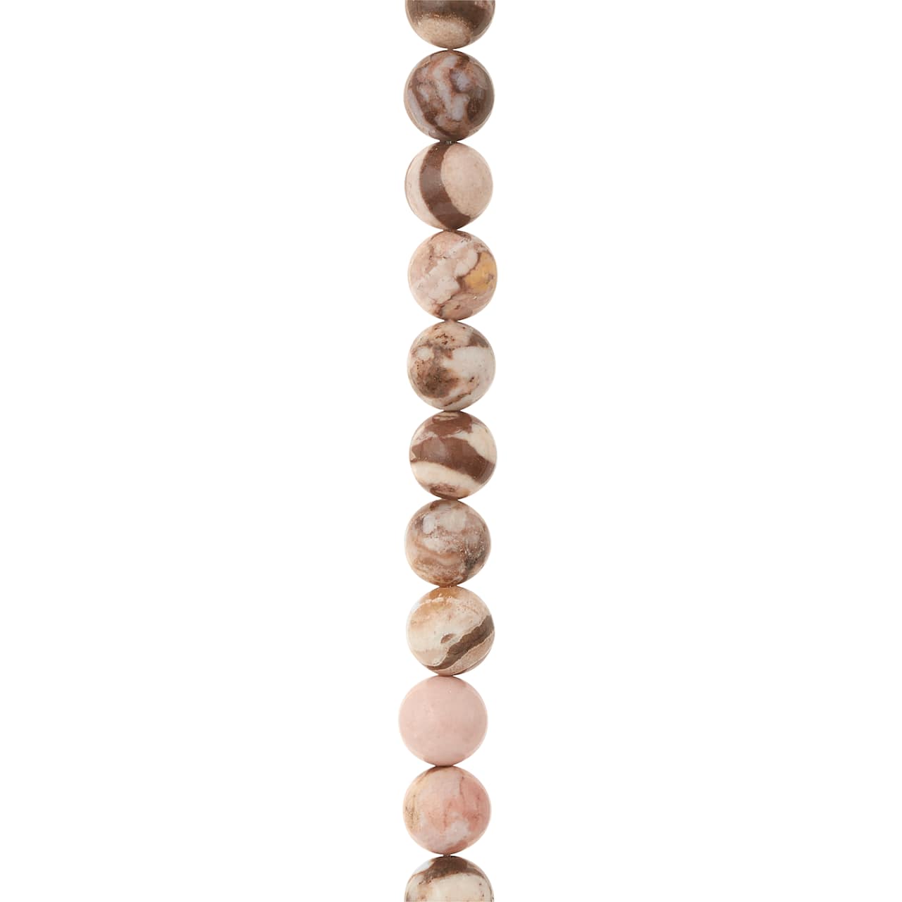 Brown Zebra Jade Round Beads, 8mm by Bead Landing&#x2122;